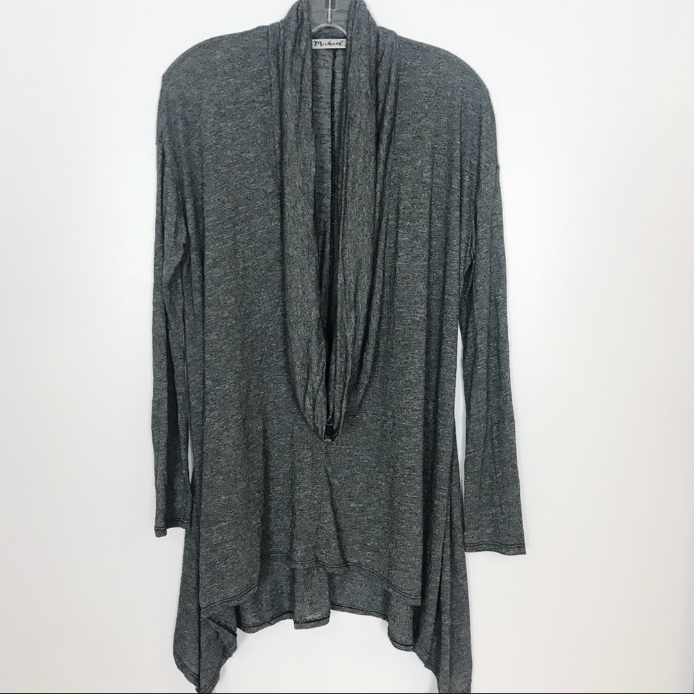 Michael Stars Brooklyn Jersey Long Sleeve Cowl Tee